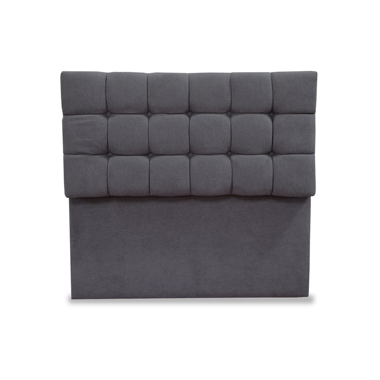 Cabecero Michel Gris Oscuro 200x115cm a la Estructura de la Cama Para Cama King - Cabeceros | Bylmo