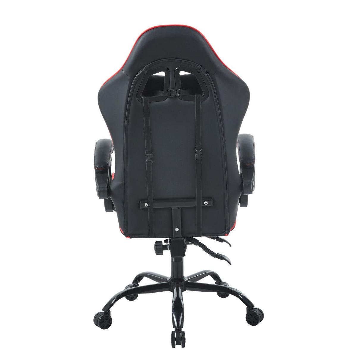 Silla Gamer Sakai 2024 Negra Rojo 55x135cm Con Espaldar Reclinable y Soporte Lumbar - SILLAS DE OFICINA | Bylmo