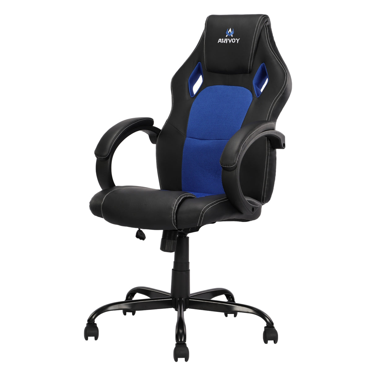 Silla Gamer Doom Negro Azul 66x124cm Sin Espaldar - Sillas de Oficina | Bylmo