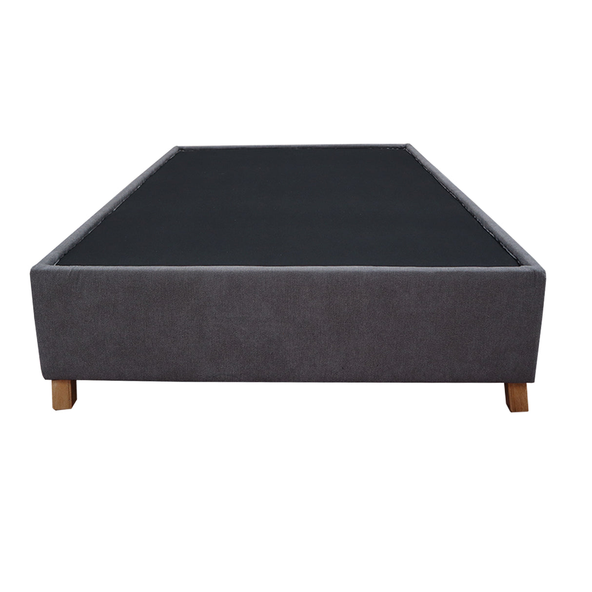 Base Cama Coleccion 1 Gris Oscuro Semidoble 120 X 190 Cm Con Patas - Camas | Bylmo