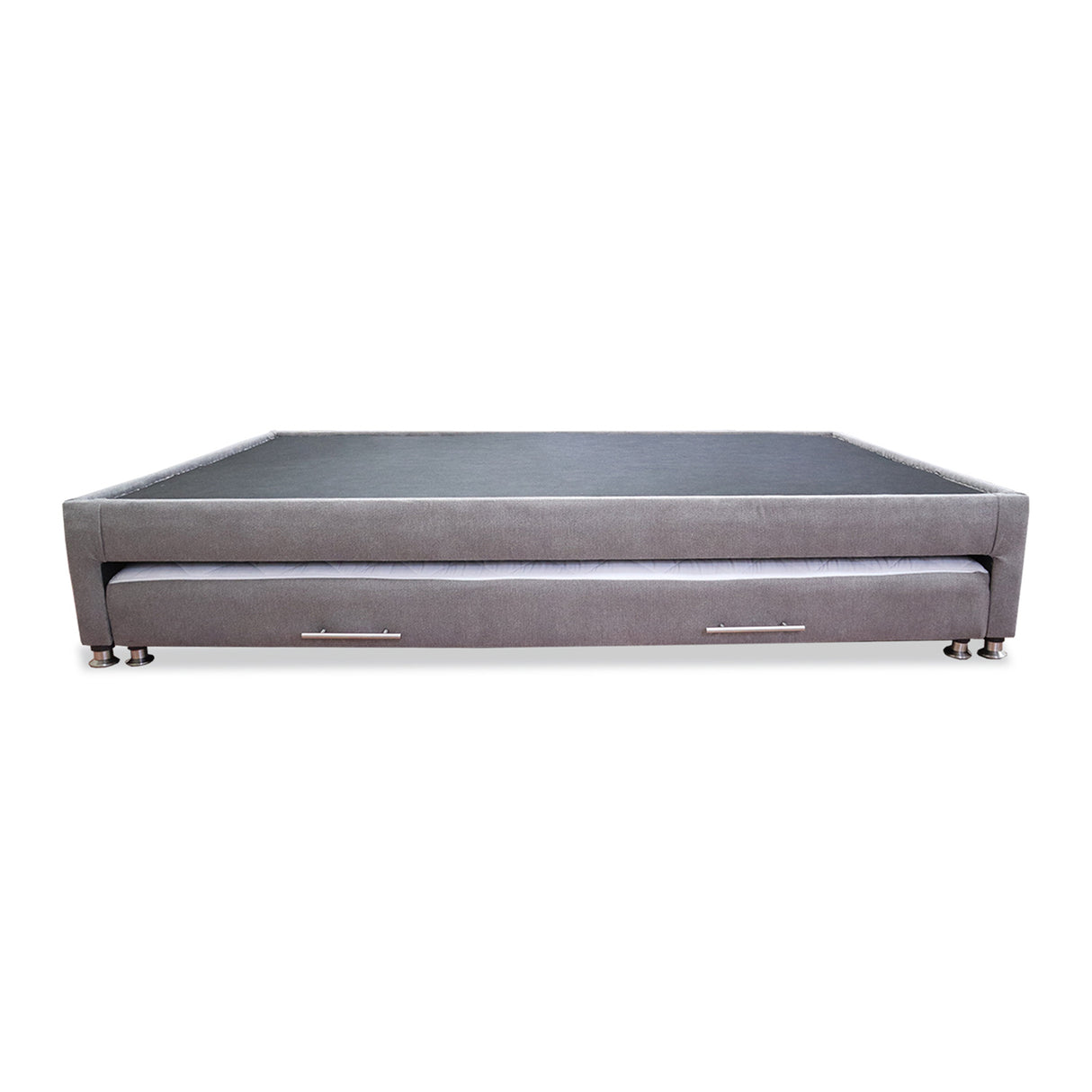 Cama Tarima Coleccion 1 Gris Claro Sencillo 100 X 190 Cm Con Patas - Camas | Bylmo