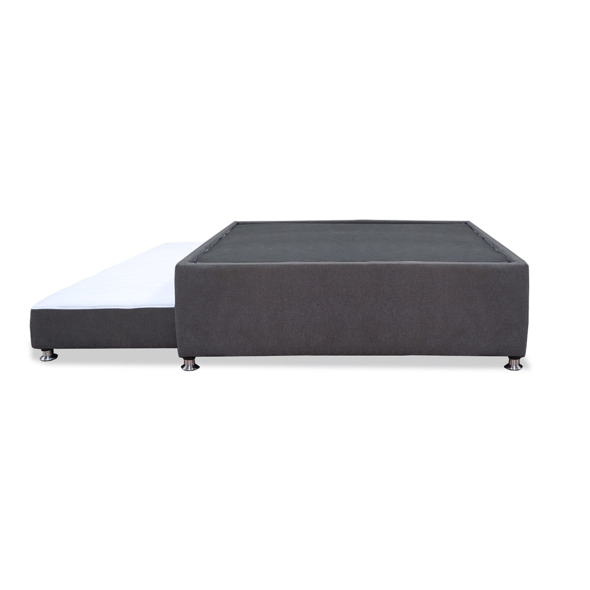 Cama Tarima Coleccion 1 Gris Oscuro Doble 140 X 190 Cm Con Patas - Camas | Bylmo