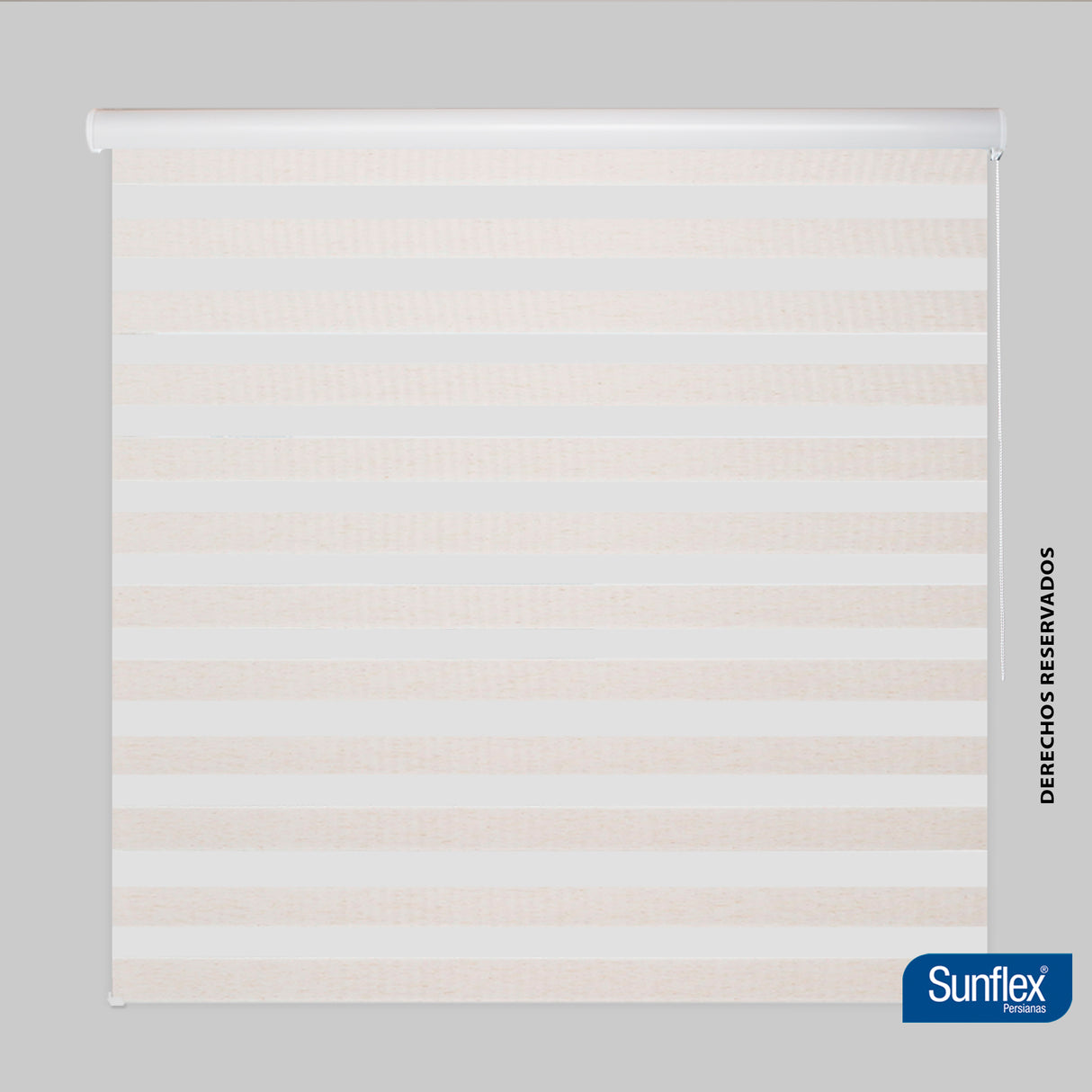 Cortina Roller Duo Arena 160x220cm de Tubo - Cortinas y Persianas | Bylmo