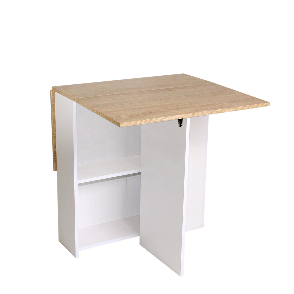 Comedor Rectangular Blanco y Vienes 110x75cm Sin Sillas para Cuatro Puestos - Comedores | Bylmo
