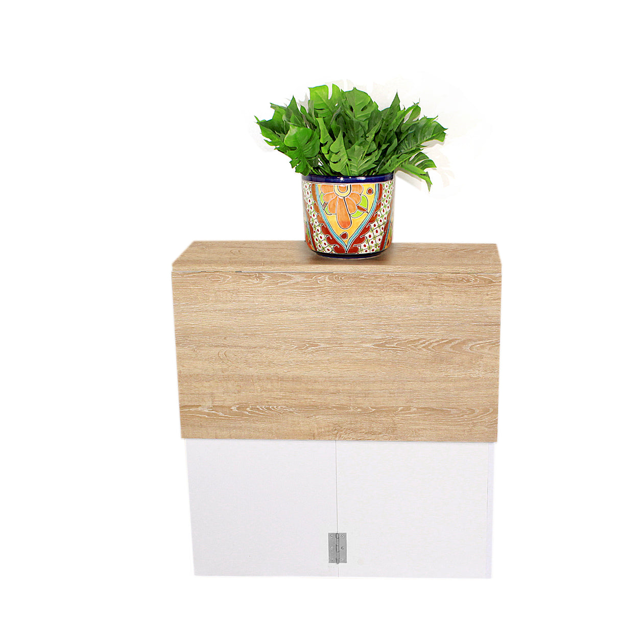 Comedor Rectangular Blanco y Vienes 110x75cm Sin Sillas para Cuatro Puestos - Comedores | Bylmo