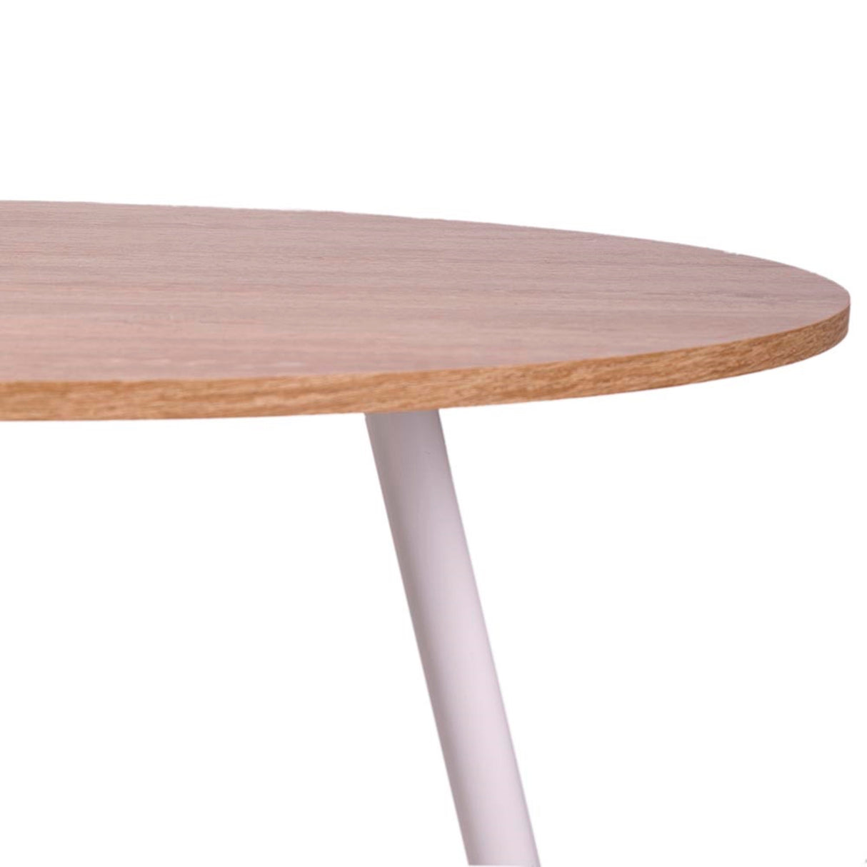 Combo Comedor y Cuatro Sillas Circular Blanco y Vienes 80x75cm para Cuatro Puestos - Comedores | Bylmo