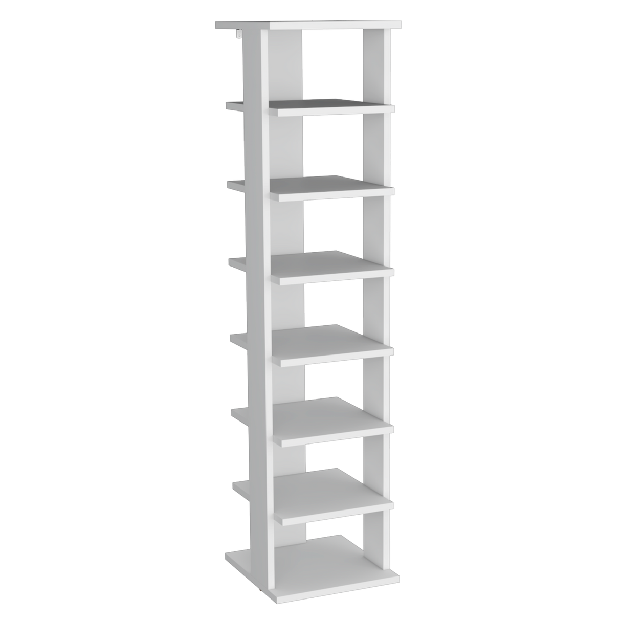 Zapatero Vertical Odesto Blanco 29.7x123.8cm de Siete Niveles - Zapateros | Bylmo