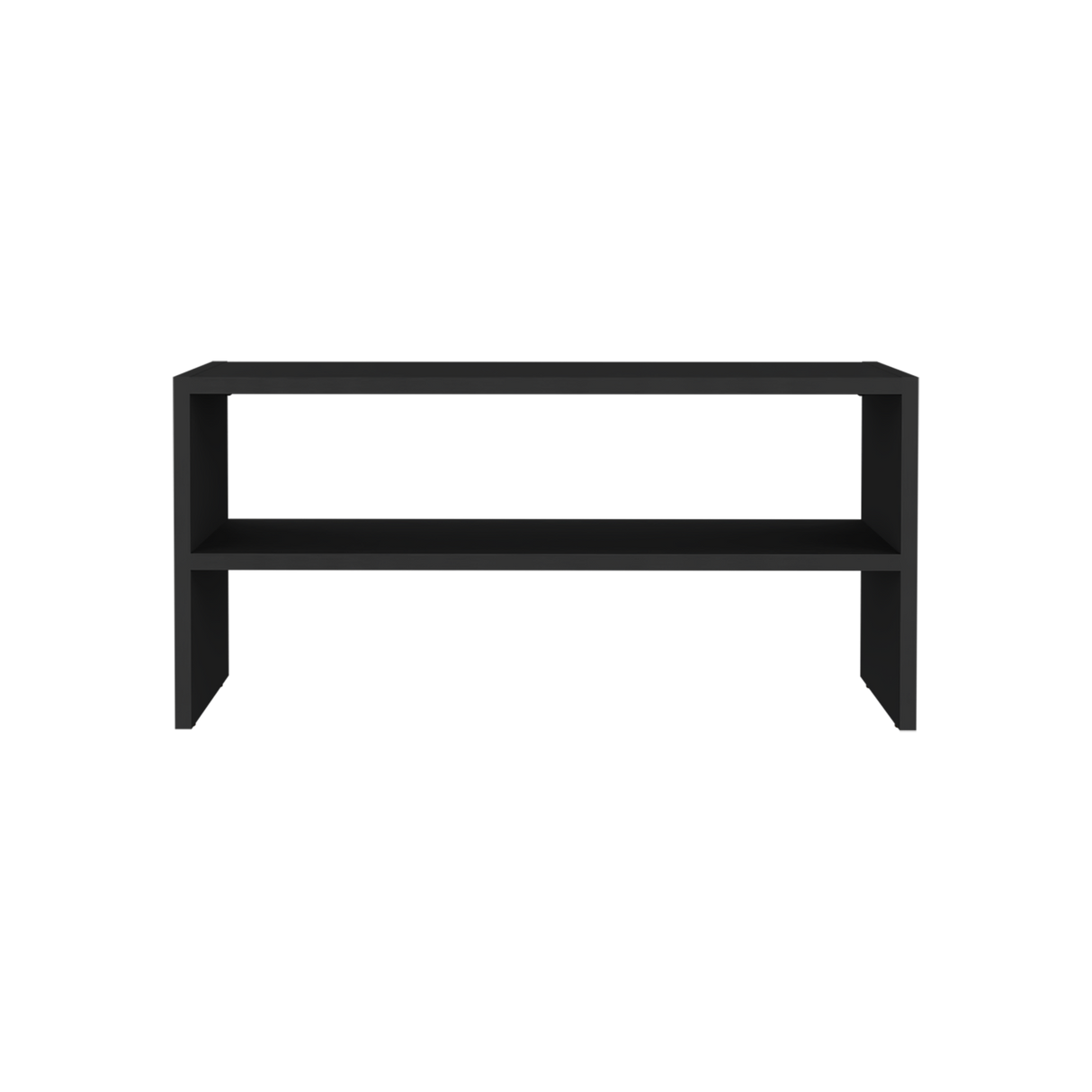 Zapatero Horizontal Silpa Wengue 72x34.9cm Apilable de Dos Niveles - Zapateros | Bylmo