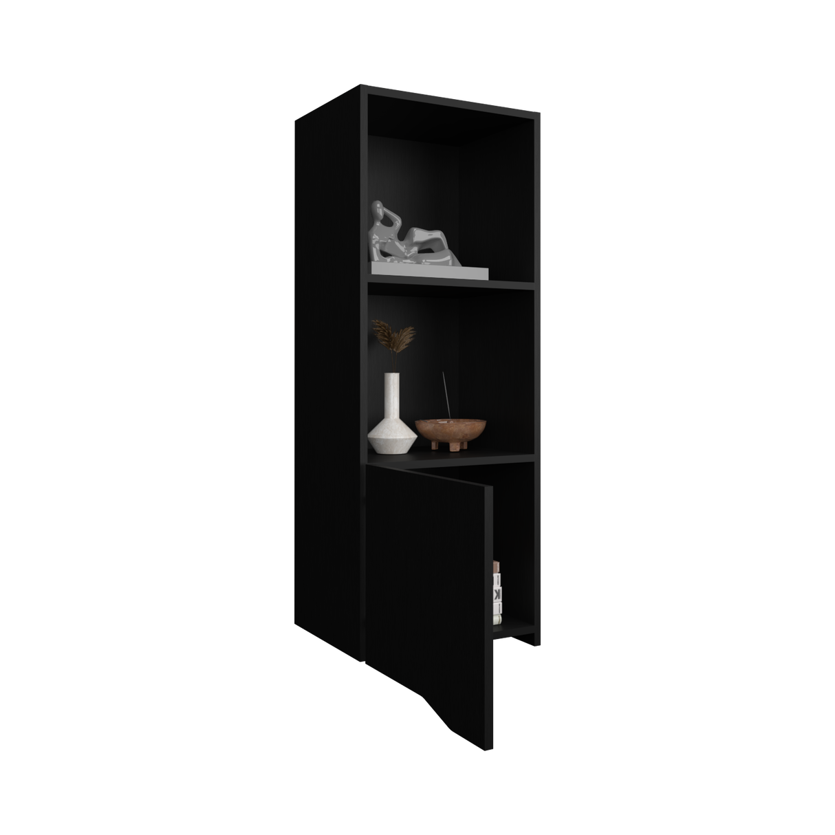 Mueble Auxiliar Rectangular Obregon Wengue 41x110cm Flotante - Repisas y Percheros | Bylmo