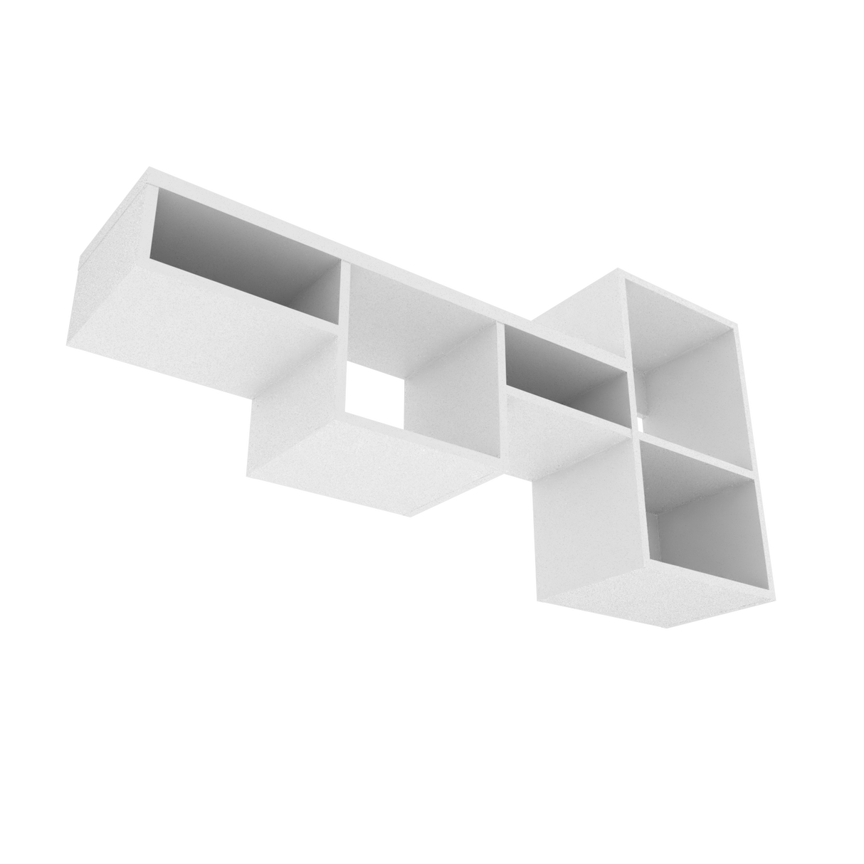 Repisa Rectangular Wall 1A Blanco 120x56cm Flotante - Repisas y Percheros | Bylmo