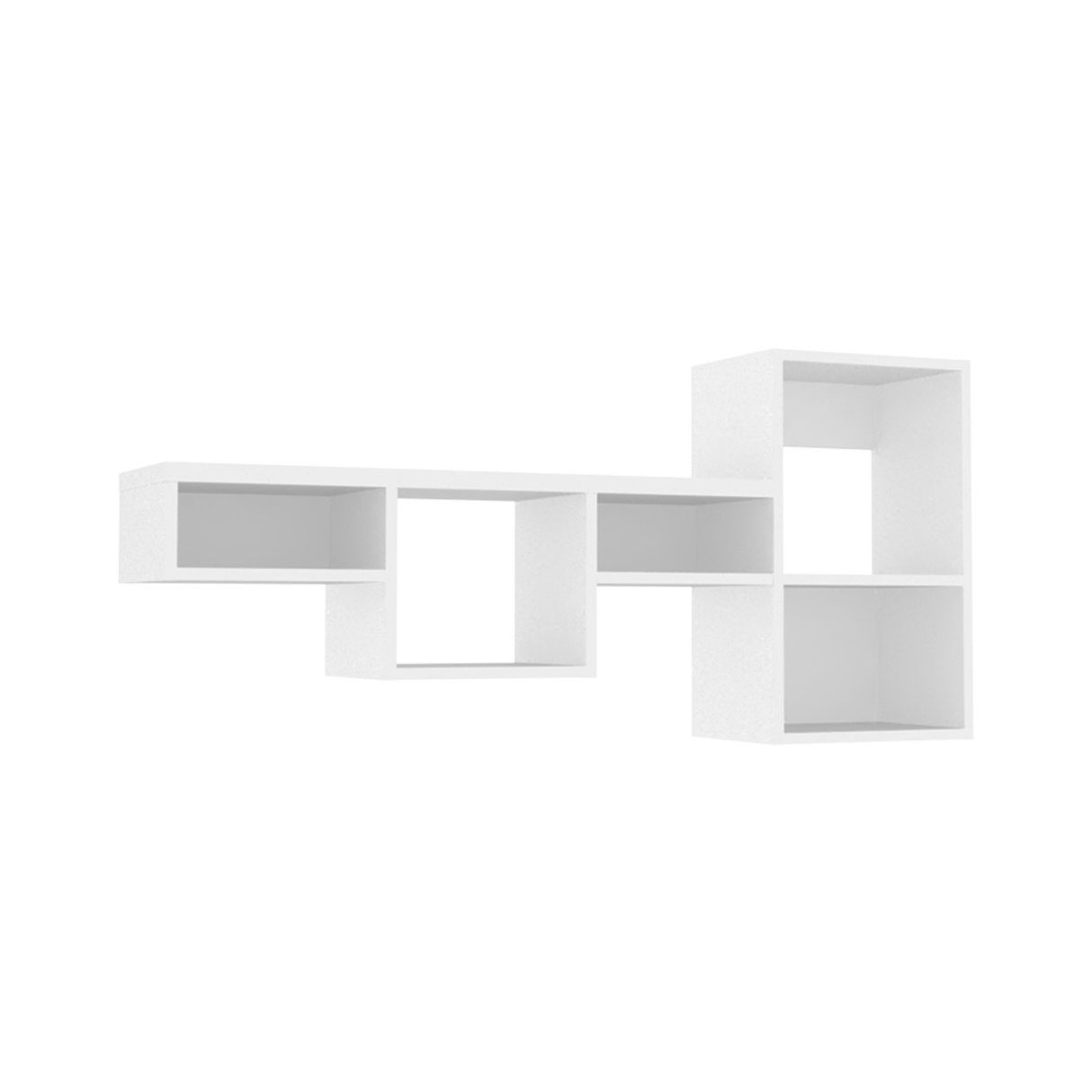 Repisa Rectangular Wall 1A Blanco 120x56cm Flotante - Repisas y Percheros | Bylmo