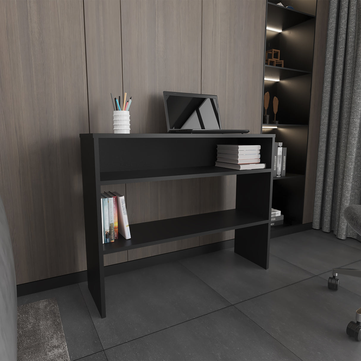 Arrimo Beijing Wengue 100x80cm Con Tres Compartimientos - Bifes y Arrimos | Bylmo