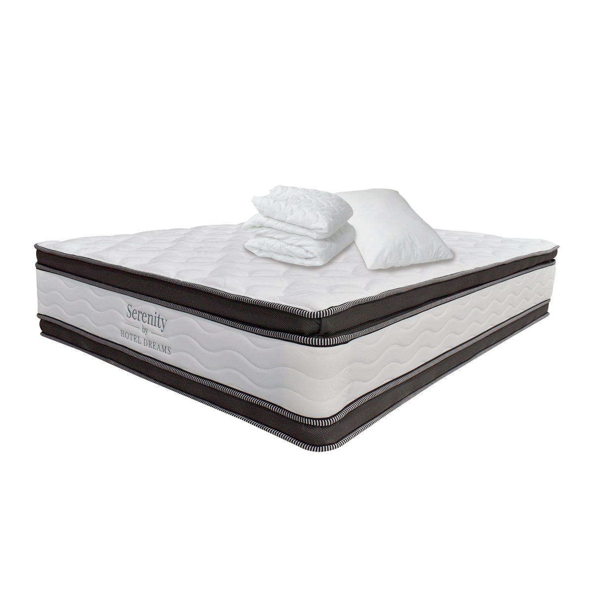 Combo Colchón Serenity Semidoble 120 X 190 Cm Medio Firme Ortopedico Con Almohada y Protector - Colchones | Bylmo