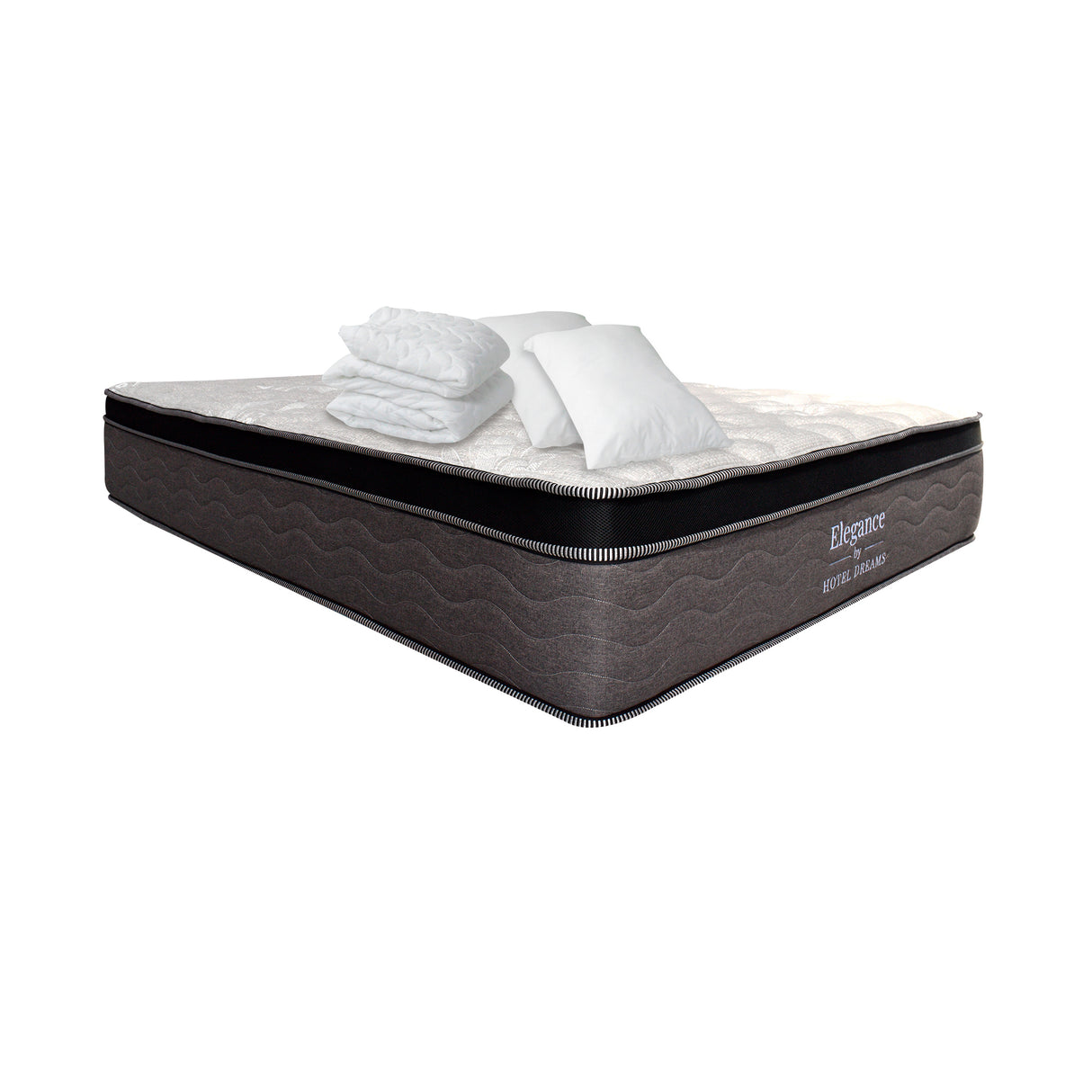 Combo Colchón Elegance Pocket King 200 X 200 Cm Medio Suave Ortopedico Con Almohada y Protector - Colchones | Bylmo