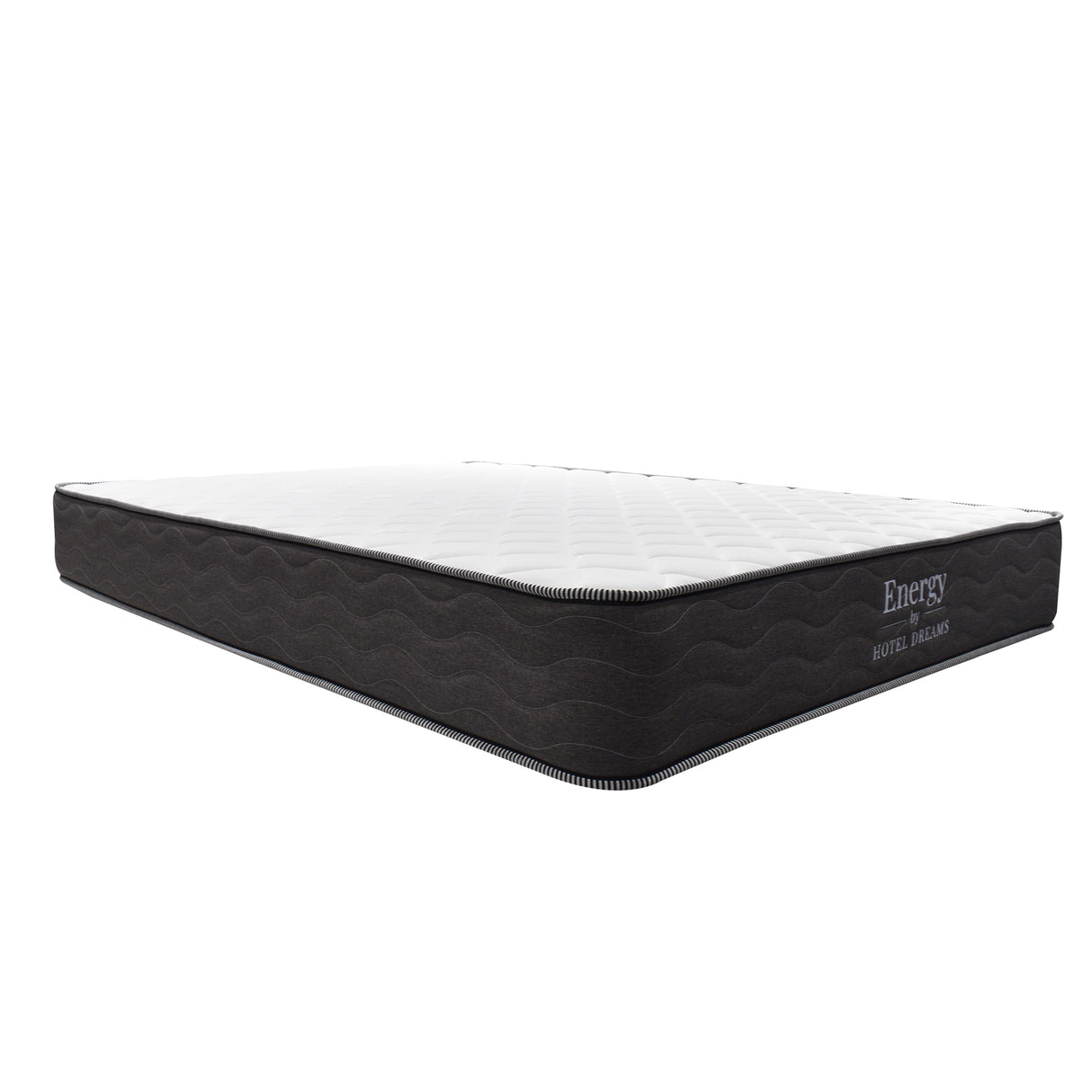 Combo Colchón y Base Cama Energy Blanco y Gris Grafito King 200 X 200 Cm Medio Firme Ortopedico - Colchones | Bylmo