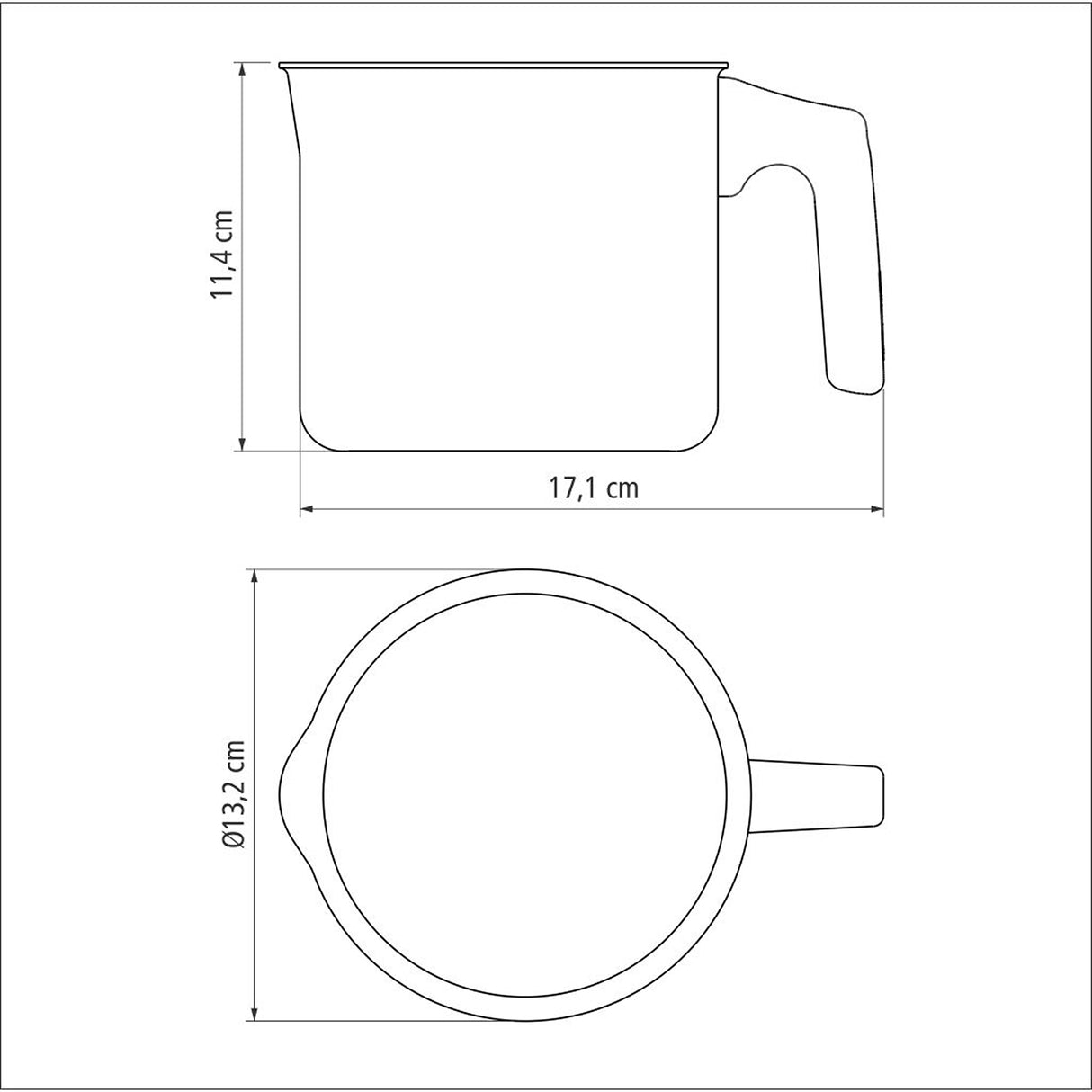 Hervidor París Plomo 13.2x11.4cm de Aluminio Antiadherente y de 2 Litros - Ollas y Sartenes | Bylmo