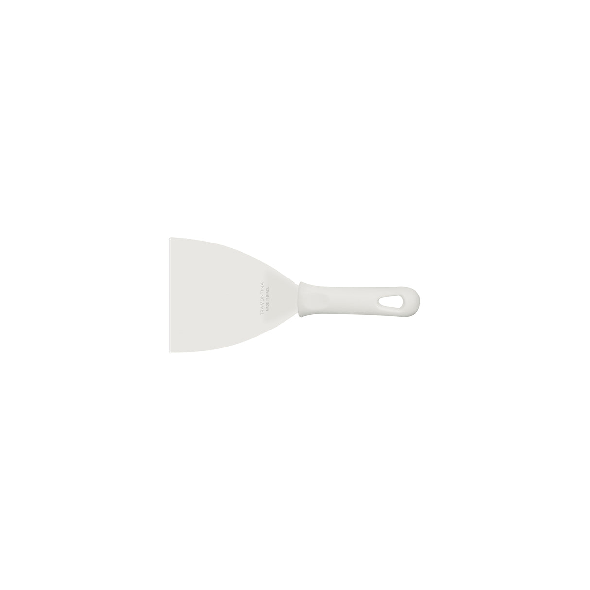 Espátula Profesional Profissional Master Blanco y Acero 10.2x2.1cm Para Cocinar - UTENSILIOS PARA COCINAR | Bylmo