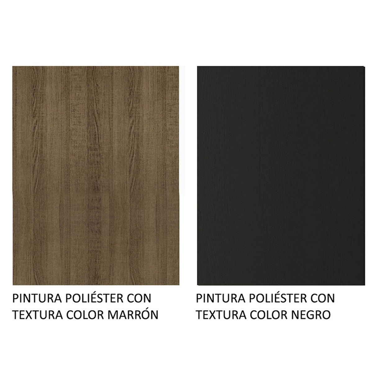 Closet Mônaco Marron y Negro 210x17.1cm con Cuatro Entrepaños y Tres Puertas - CLOSETS | Bylmo