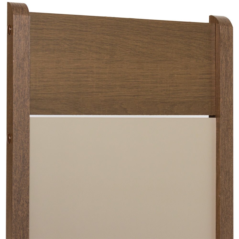 Combo Comedor y Sillas Beta Marron con Beige y Crema 90x76cm Cuadrado de Cuatro Puestos con Cuatro Sillas - COMEDORES | Bylmo