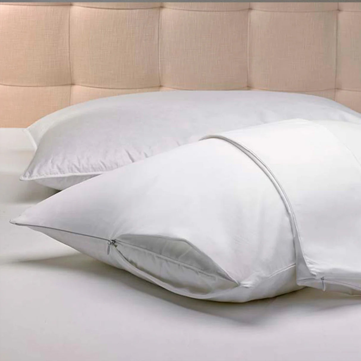 Protector de Almohada Jersey Blanco 50x90Cm Impermeable - PROTECTORES DE COLCHON | Bylmo