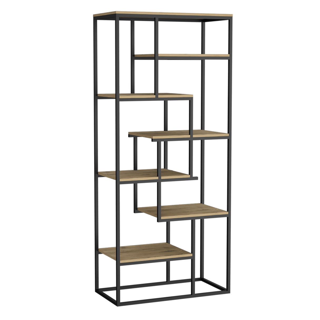 Estantería Architects Macadamia 80x182.9cm Con Seis Compartimientos - BIBLIOTECAS Y ESTANTERIAS | Bylmo