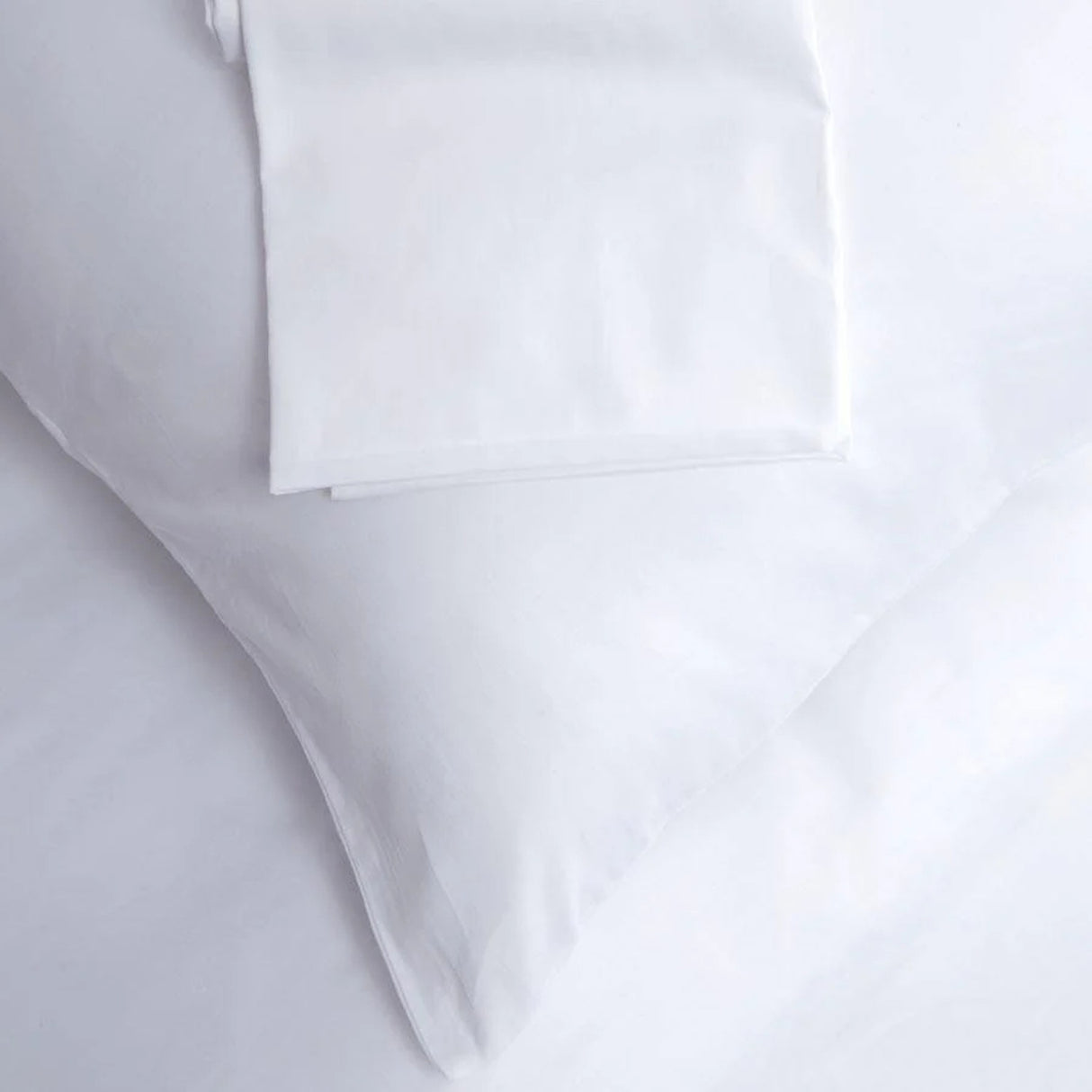 Set X 2 Fundas de Almohada Blanco 50x70cm Antifluido Fondo Entero - FUNDAS DE ALMOHADA | Bylmo