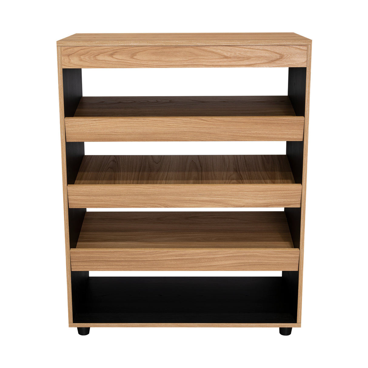 Zapatero Vertical Barilo Fresno Europeo y Wengue 80.1x101cm Para Diez Pares - ZAPATEROS | Bylmo