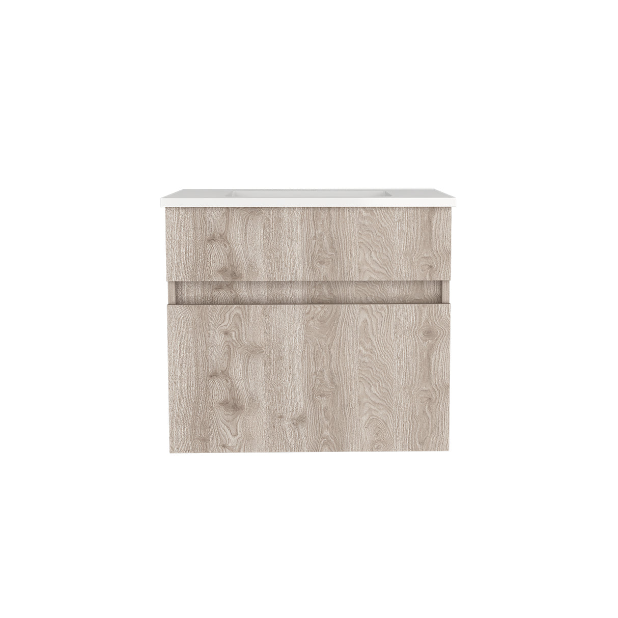 Mueble para Lavamanos Aydin Ceniza 59.1x52cm Flotante Sin Lavamanos - MUEBLES PARA LAVAMANOS | Bylmo
