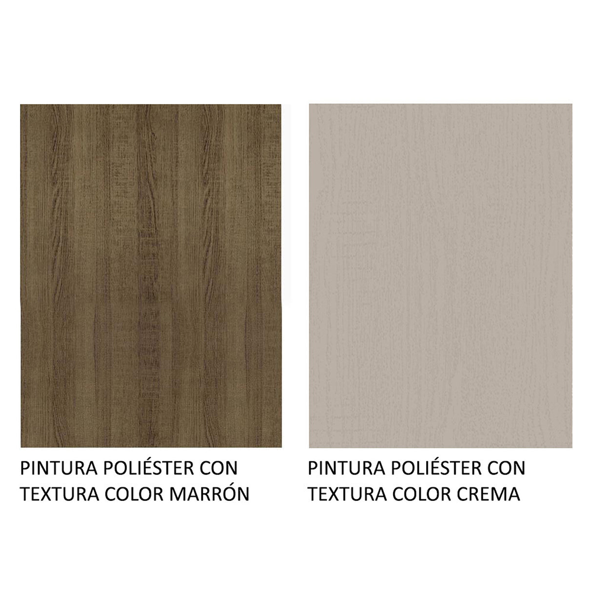 Mueble Inferior de Cocina Agata Marron y Crema 35x84cm con Mesón de Madera - MUEBLES INFERIORES DE COCINA | Bylmo