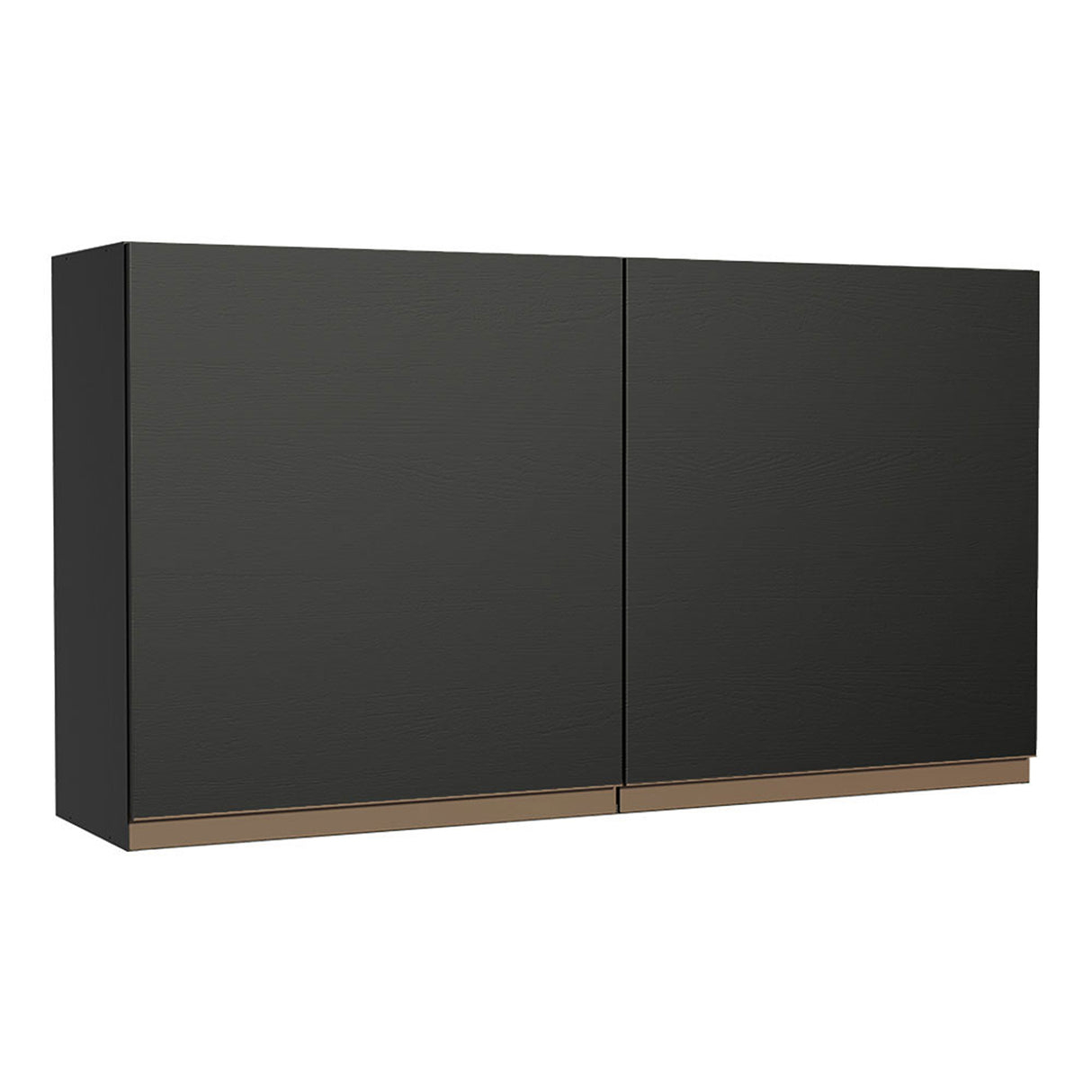 Mueble Superior de Cocina Reims Negro 120x66cm con Dos Entrepaños - MUEBLES SUPERIORES DE COCINA | Bylmo