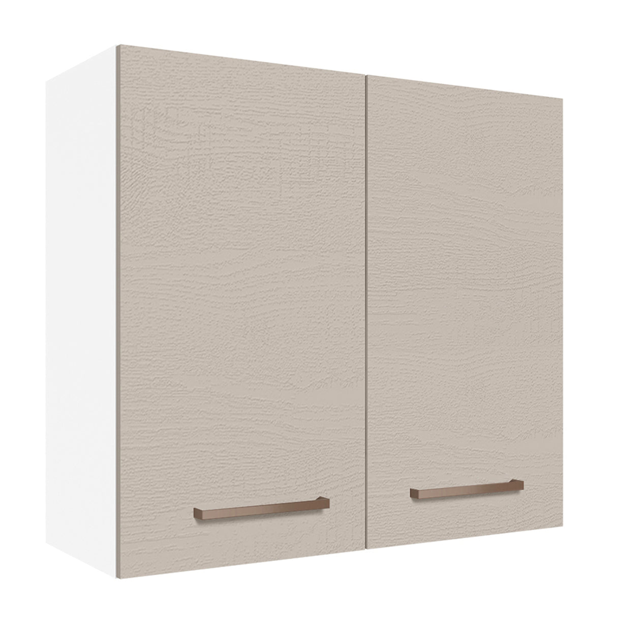 Mueble Superior de Cocina Agata Blanco y Crema 70x66cm con Un Entrepaño - MUEBLES SUPERIORES DE COCINA | Bylmo