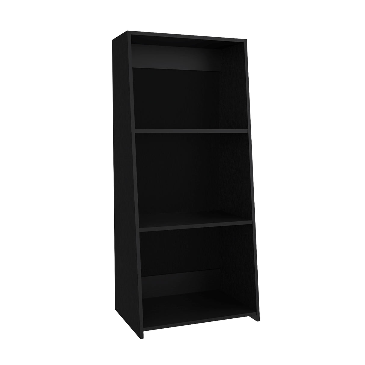 Biblioteca Note Wengue 53.1x120cm Rectangular Con Tres Compartimientos - BIBLIOTECAS Y ESTANTERIAS | Bylmo