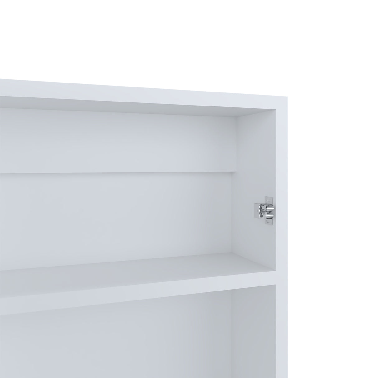 Gabinete de Baño Juno Blanco 39x65.3cm Rectangular y con Dos Entrepaños - GABINETES DE BANHO | Bylmo