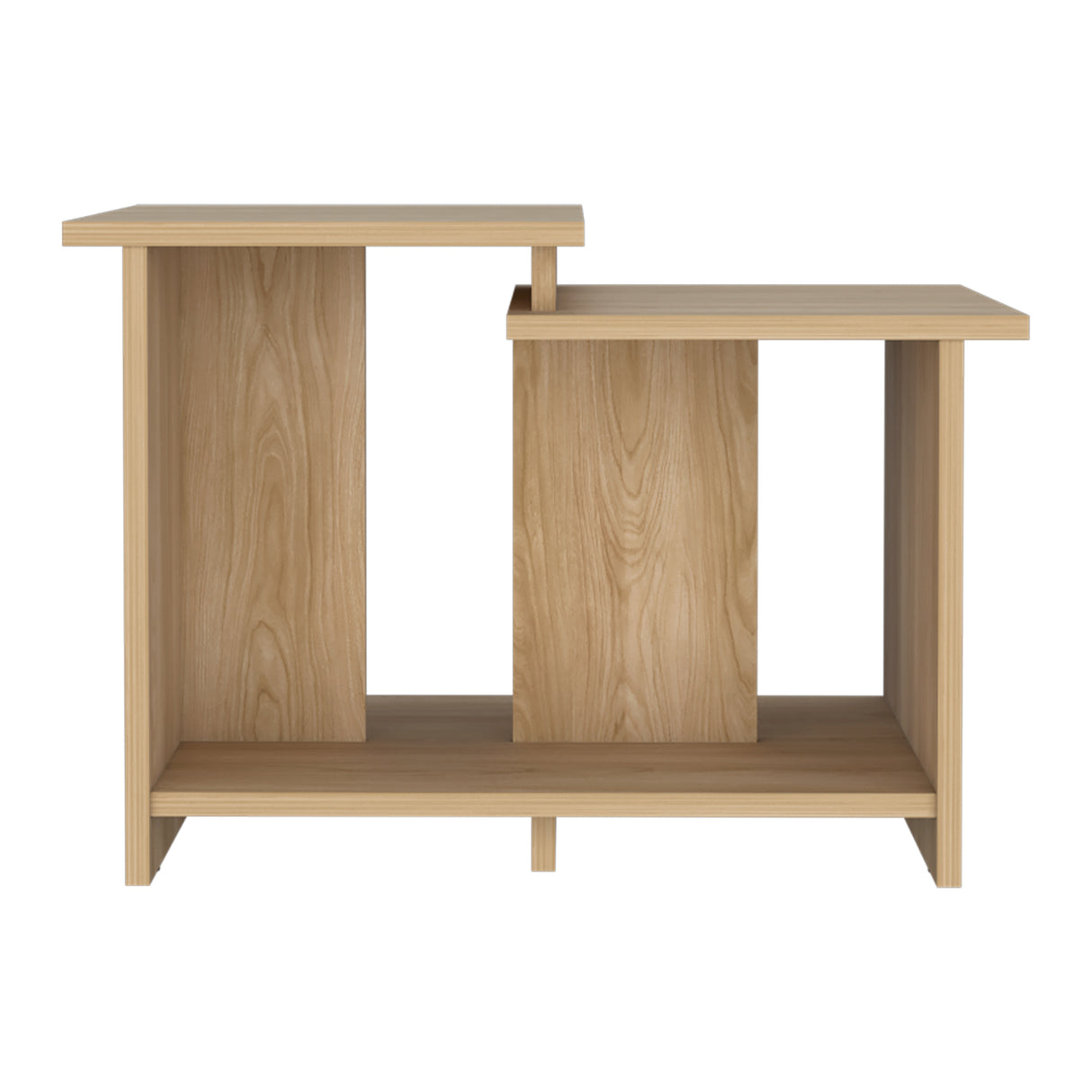 Mesa de Centro Wema 3 Eco Fresno 60x42.2cm Rectangular con Compartimiento - MESAS DE CENTRO | Bylmo