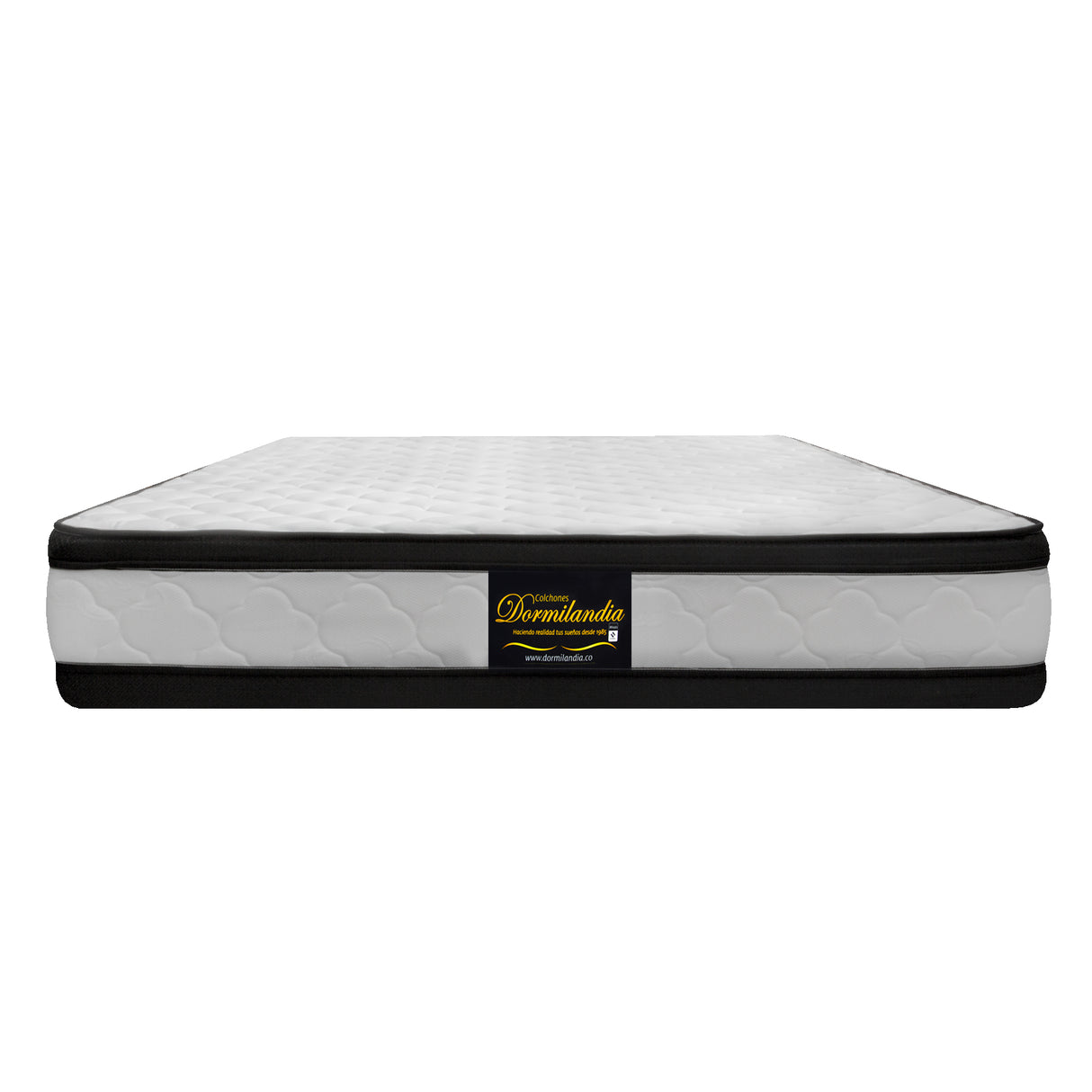 Colchón Atenas Blanco King 200 X 200 Cm Firmeza Medio Doble Faz - COLCHONES | Bylmo