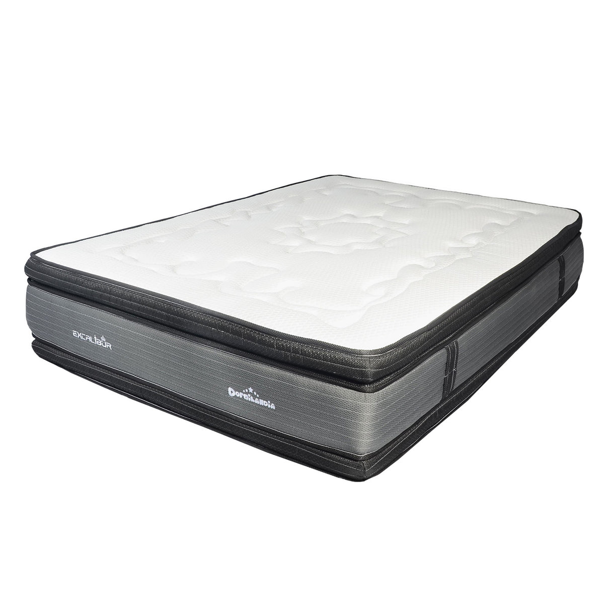 Colchón Excalibur Gris Semidoble 120 X 190 Cm Firmeza Medio Doble Faz - COLCHONES | Bylmo