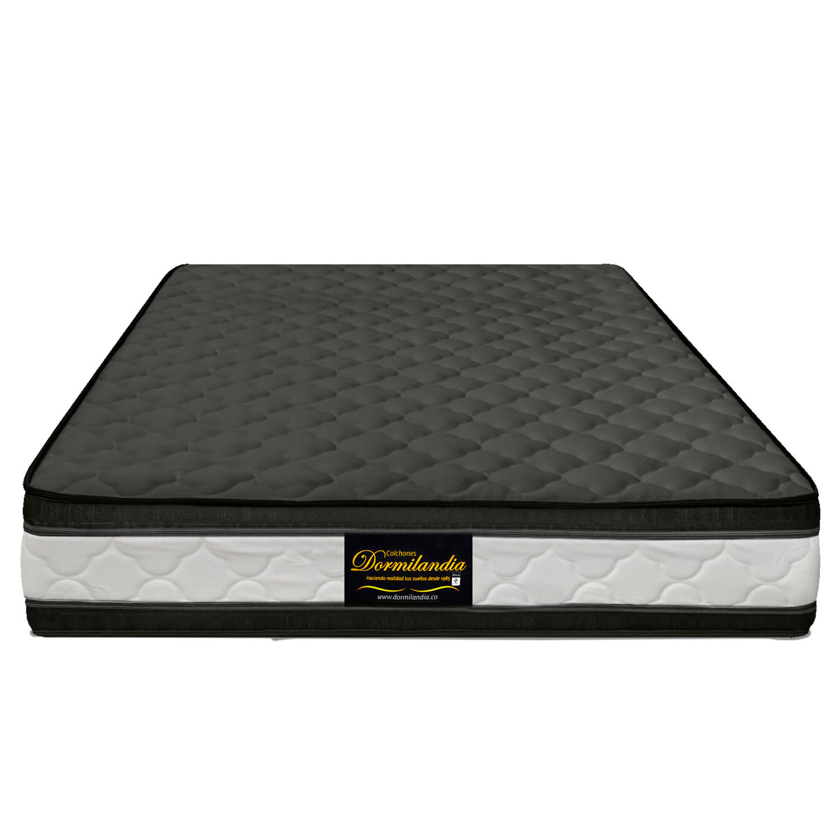 Colchón Marshall Gris Doble 140 X 190 Cm Firmeza Medio Doble Faz - COLCHONES | Bylmo