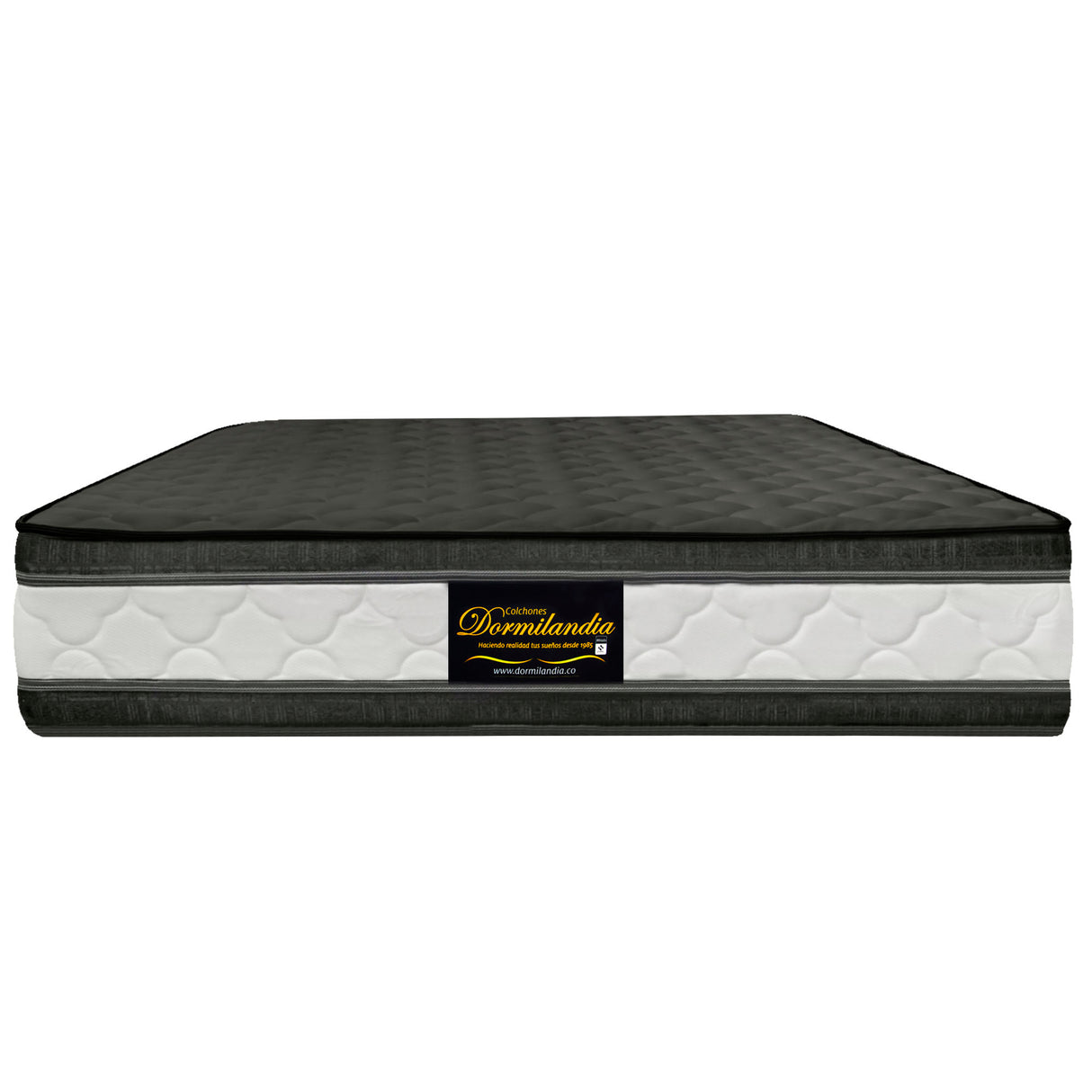 Colchón Marshall Gris King 200 X 200 Cm Firmeza Medio Doble Faz - COLCHONES | Bylmo