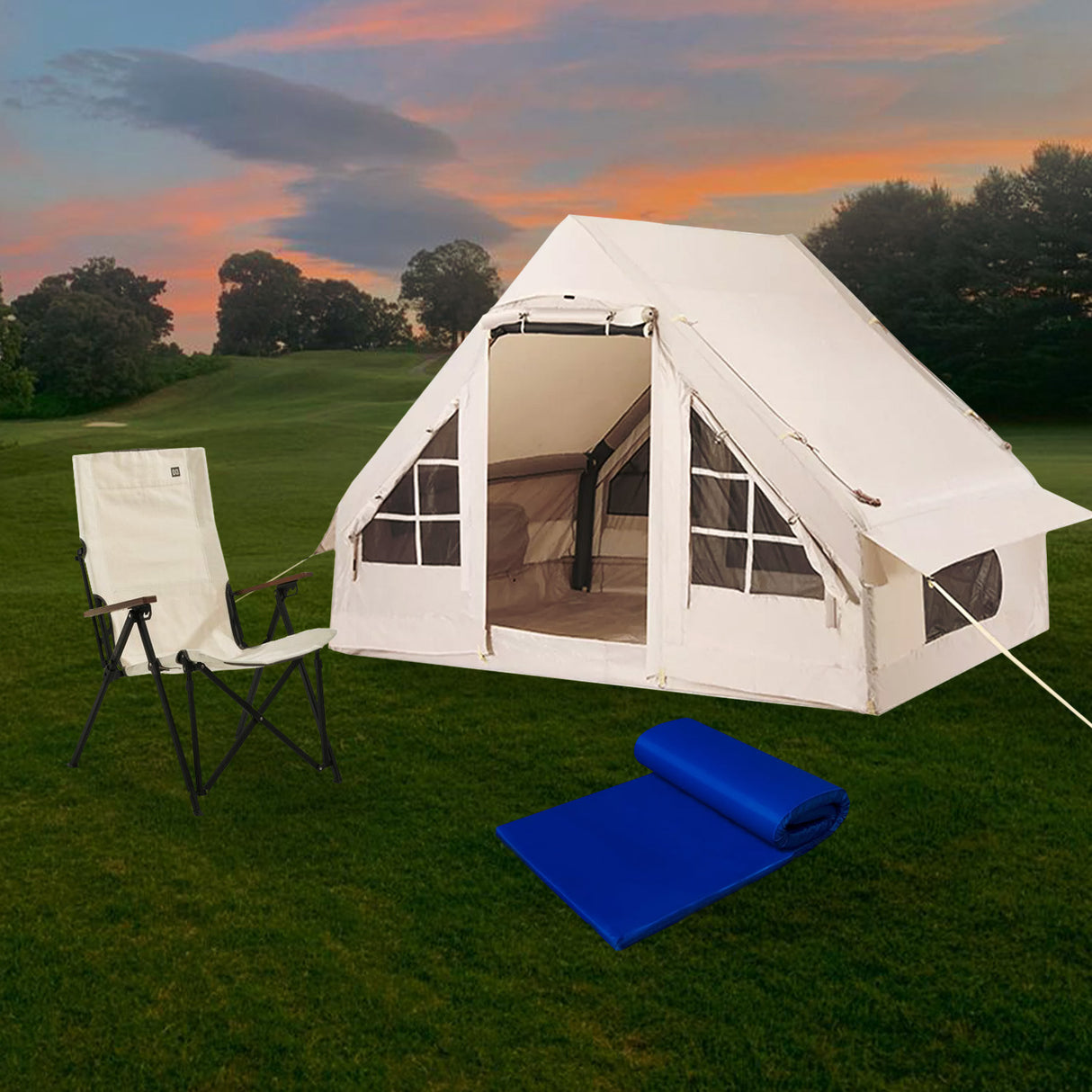 Colchoneta Azul 60x170cm Para Camping - COLCHONES | Bylmo
