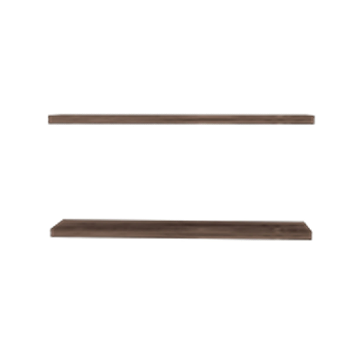 Set de 2 Repisas Coñac 120x3.8cm Rectangular Minimalista - REPISAS | Bylmo