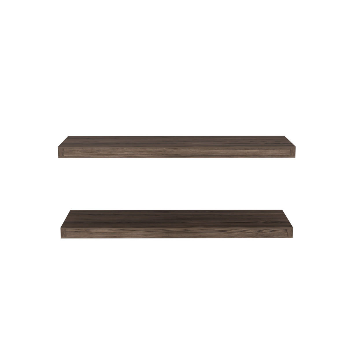 Set de 2 Repisas Coñac 80x3.8cm Rectangular Minimalista - REPISAS | Bylmo