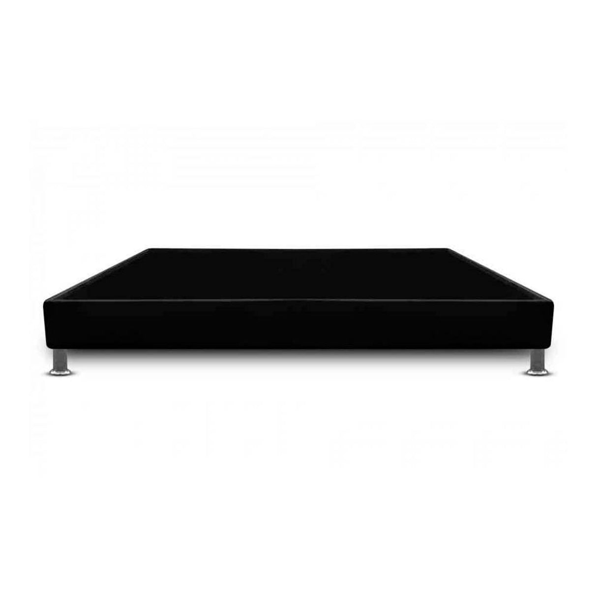 Base Cama Negro 100x30Cm Para Cochón Sencillo 100 X 190 Cm Con Pestaña - CAMAS | Bylmo