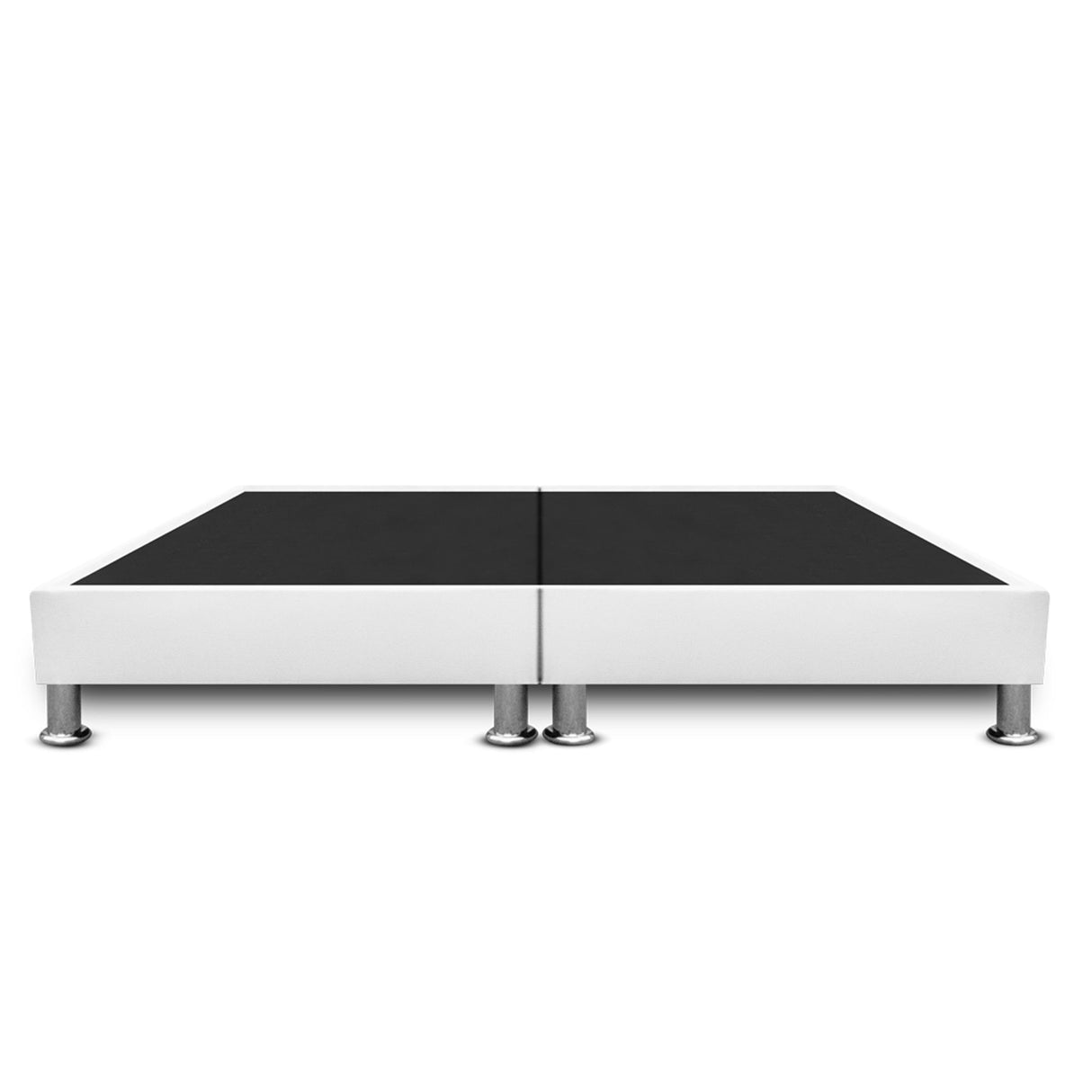 Base Cama Dividida Blanco 140x30Cm Para Cochón Doble 140 X 190 Cm Con Pestaña - CAMAS | Bylmo
