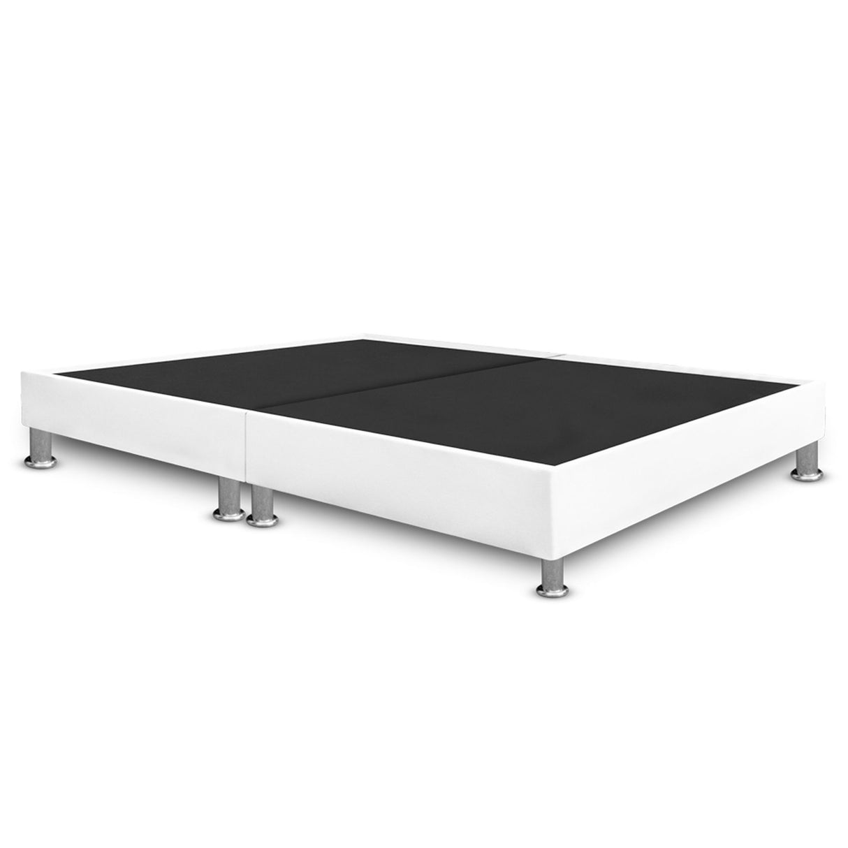 Base Cama Dividida Blanco 140x30Cm Para Cochón Doble 140 X 190 Cm Con Pestaña - CAMAS | Bylmo