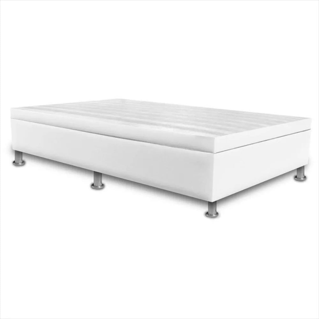 Cama Baúl Blanco 90x43Cm Para Cochón Sencillo 90 X 190 Cm De Apertura Vertical - CAMAS | Bylmo