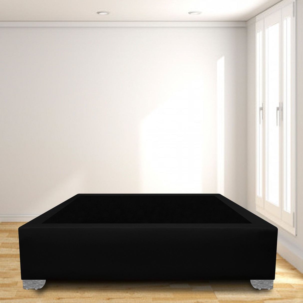 Base Cama Premium Negro 120x40Cm Para Cochón Premium Semidoble 120 X 190 Cm - CAMAS | Bylmo