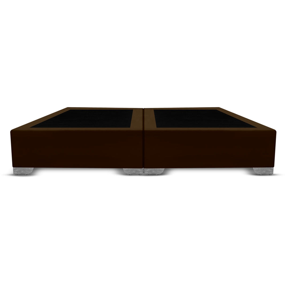 Base Cama Dividida Premium Cafe 120x40Cm Para Cochón Semidoble 120 X 190 Cm - CAMAS | Bylmo