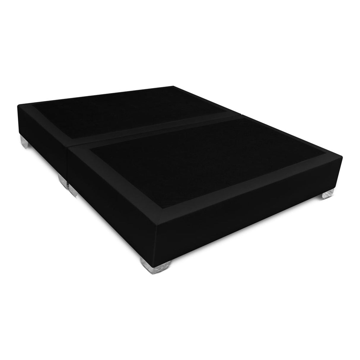 Base Cama Dividida Premium Negro 140x40Cm Para Cochón Doble 140 X 190 Cm - CAMAS | Bylmo