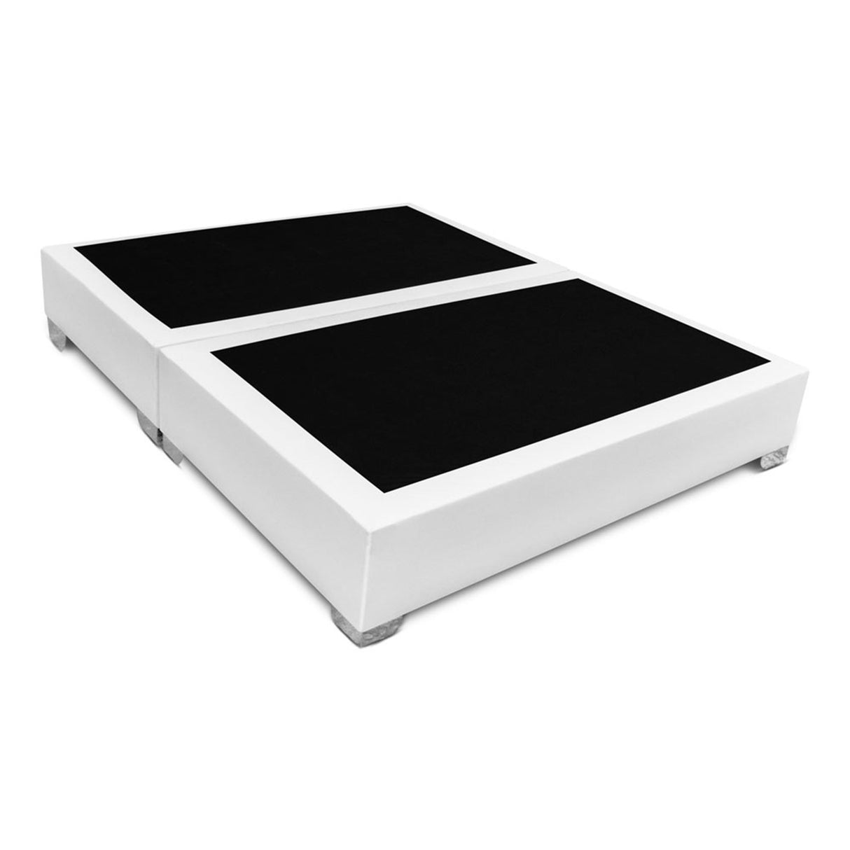 Base Cama Dividida Premium Blanco 160x40Cm Para Cochón Queen 160 X 190 Cm - CAMAS | Bylmo
