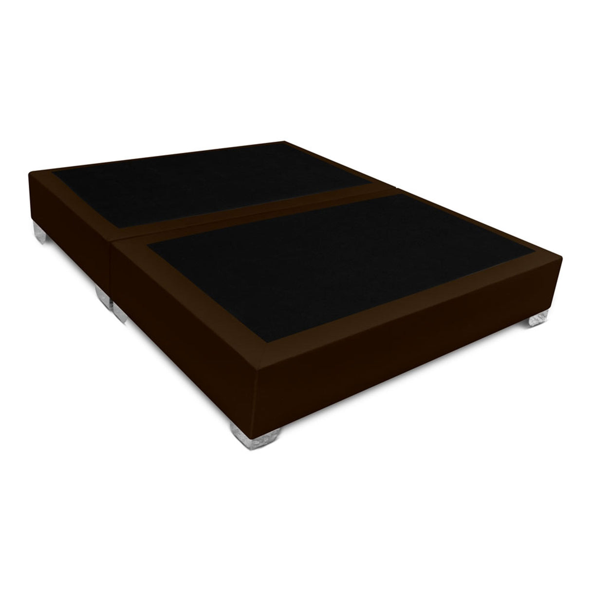 Base Cama Dividida Premium Cafe 160x40Cm Para Cochón Queen 160 X 190 Cm - CAMAS | Bylmo